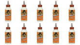 Gorilla Wood Glue, 8 oz., Water Resistant PVA Wood Glue for Indoor & Outdoor Projects, Fast Clamp, Natural Color, Paintable & Sandable (Pack of 12)