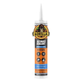 Gorilla Ultimate Sealant Kitchen & Bath Caulk, Paintable & Waterproof, 9 oz Cartridge, White
