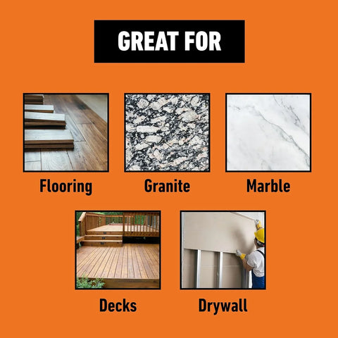 Gorilla Heavy Duty Construction Adhesive Ultimate, 9 oz Cartridge, White – 100% Waterproof, Instant Grab, Paintable, Indoor/Outdoor