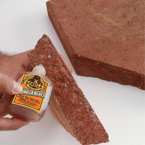 Gorilla Original Gorilla Glue, Brown, Waterproof Polyurethane Glue, 2 Ounce (Pack of 10) - Expands Into Materials, All Purpose