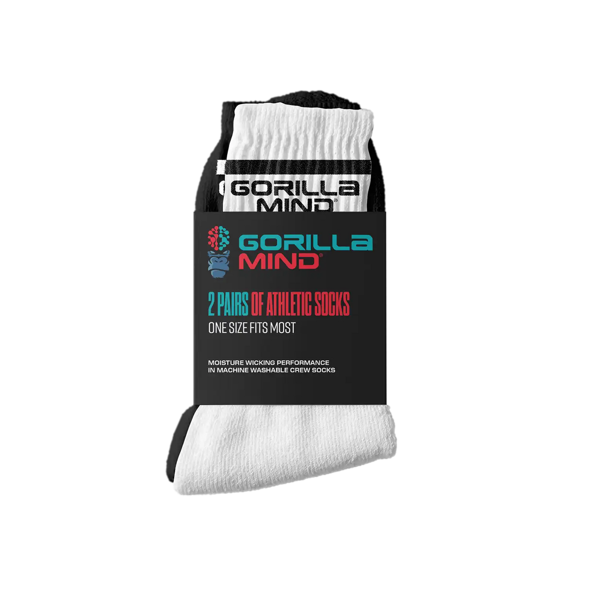 Gorilla Mind Athletic Crew Socks